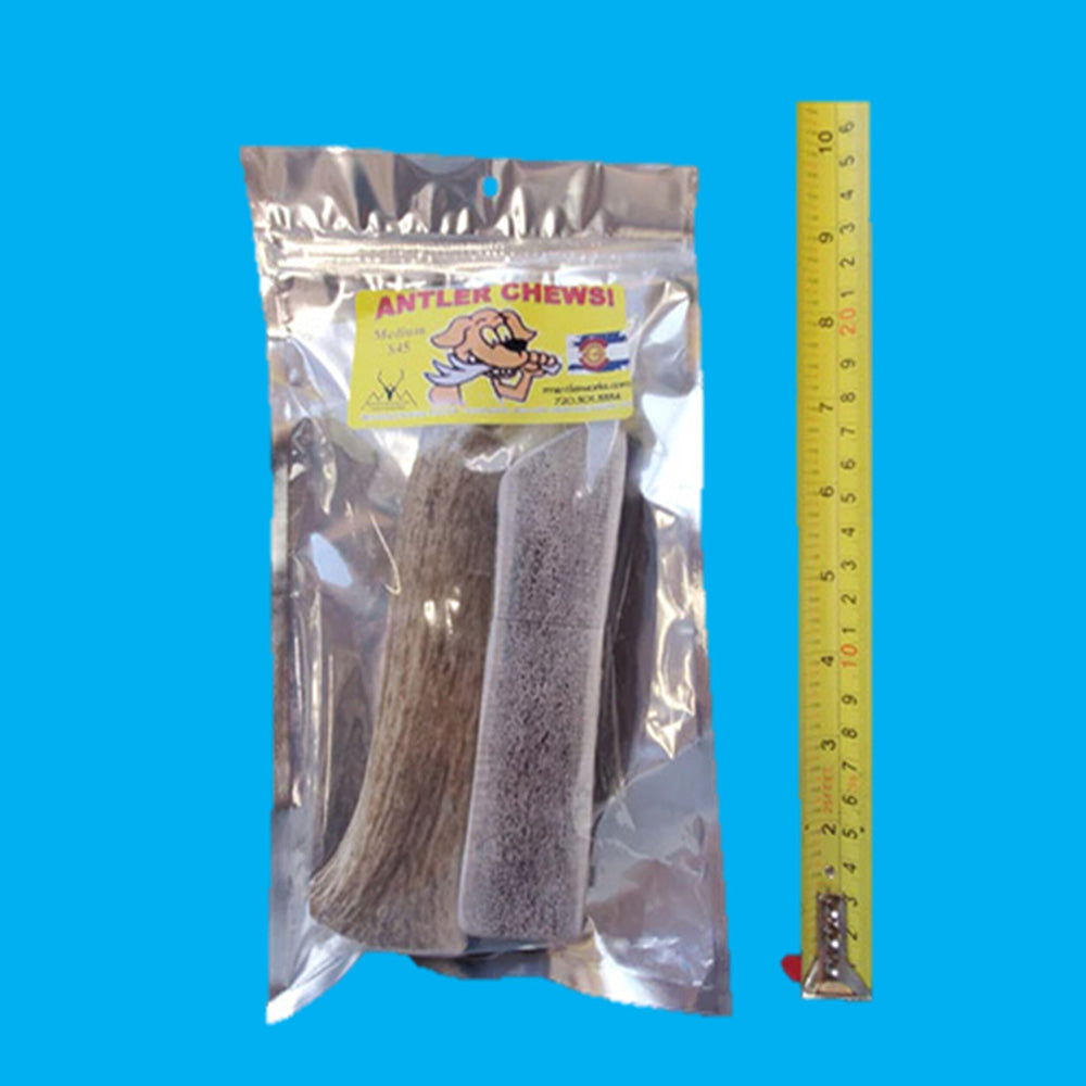 Antler Chews For Dogs, Packaged